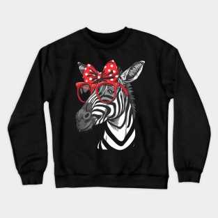 Zebra Family Feats Crewneck Sweatshirt